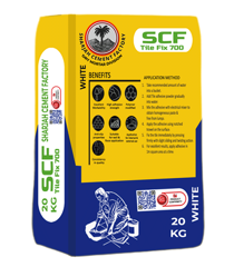 White Cement Tile Adhesive (SCF Tile Fix 700)